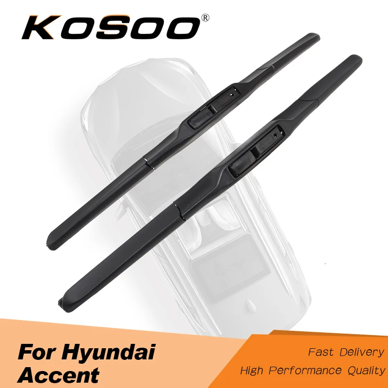 KOSOO For Hyundai Accent Model Year From 2000 To 2017 Car Windscreen Wiper Blades Clean The Windshield Natural Rubber Styling
KOSOO For Hyundai Accent Model Year From 2000 To 2017 Car Windscreen Wiper Blades Clean The Windshield Natural Rubber Styling