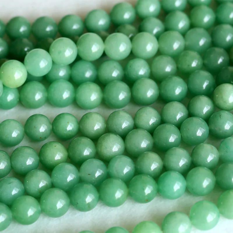 Natural Genuine Imperial Green Aventurine Jade Round Loose 4-12mm Beads Fit Jewelry DIY Necklaces or Bracelets 15" 04133
Natural Genuine Imperial Green Aventurine Jade Round Loose 4-12mm Beads Fit Jewelry DIY Necklaces or Bracelets 15" 04133