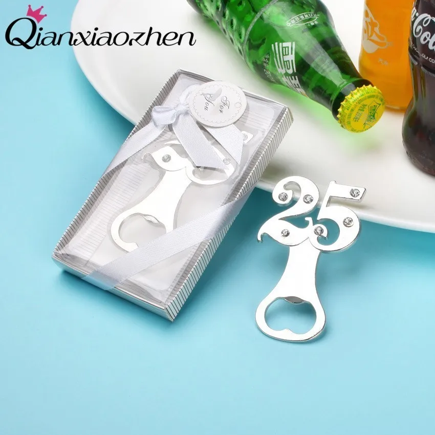 Qianxiaozhen Number 25 Bottle Opener 25th Birthday Party Favors And Gifts For Guests 25th anniversary Souvenirs Party Supplies
Qianxiaozhen Number 25 Bottle Opener 25th Birthday Party Favors And Gifts For Guests 25th anniversary Souvenirs Party Supplies