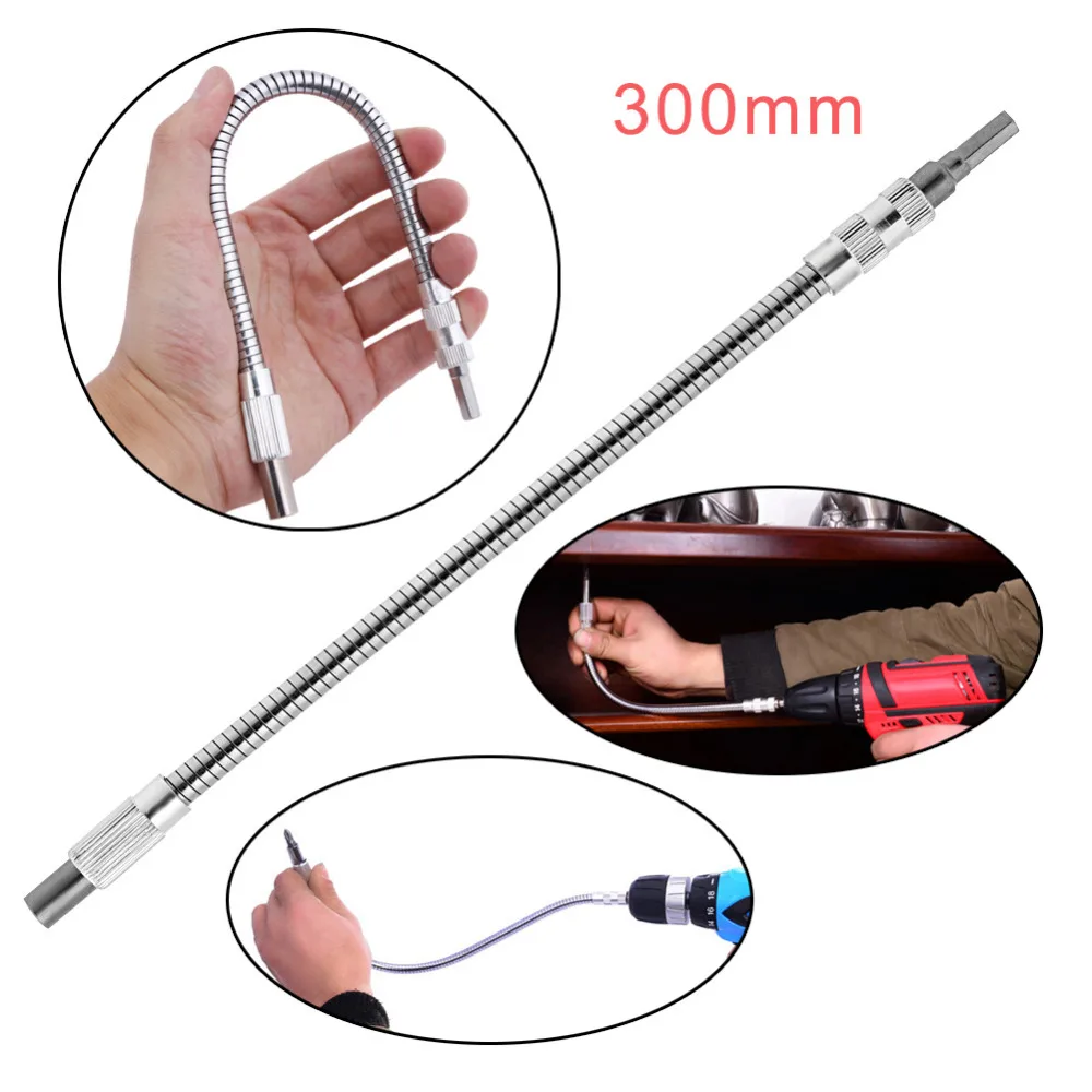1pc 150mm Flexible Extension Soft Screwdriver Holder Universal Angle Socket Driver Adapter Shaft Hex Drill Bit Turning Connectin
1pc 150mm Flexible Extension Soft Screwdriver Holder Universal Angle Socket Driver Adapter Shaft Hex Drill Bit Turning Connectin