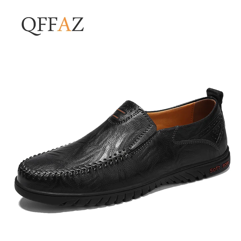 QFFAZ Genuine Leather Men's Loafers Shoes Slip On Lazy Casual Shoes Moccasins Men Flat Driving Shoes Big Size:38-47
QFFAZ Genuine Leather Men's Loafers Shoes Slip On Lazy Casual Shoes Moccasins Men Flat Driving Shoes Big Size:38-47