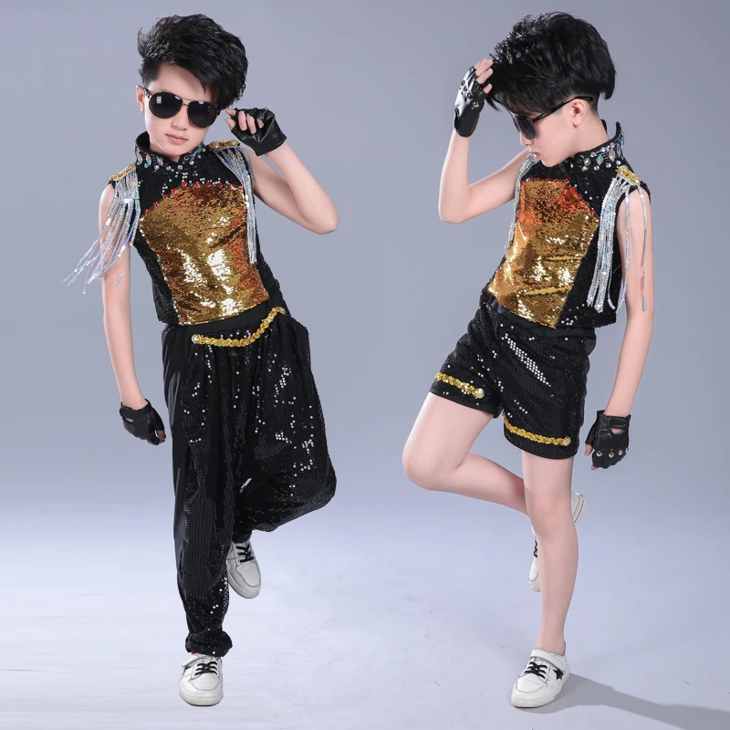 New modern Dance Children Performance Costume Sequins Hip Hop Stage Wear Dance Costumes Jazzy Dance Wear Chinese Kids Clothes
New modern Dance Children Performance Costume Sequins Hip Hop Stage Wear Dance Costumes Jazzy Dance Wear Chinese Kids Clothes