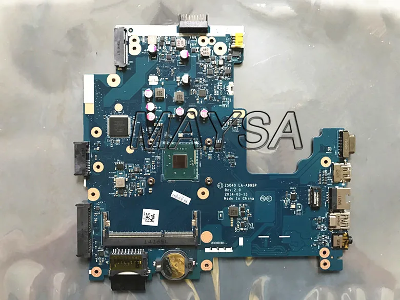ZS040 LA-A995P FIT FOR HP 240 246 G3 series Laptop Motherboard 775630-501 N2815 Notebook PC Mainboard 100%Tested
ZS040 LA-A995P FIT FOR HP 240 246 G3 series Laptop Motherboard 775630-501 N2815 Notebook PC Mainboard 100%Tested
