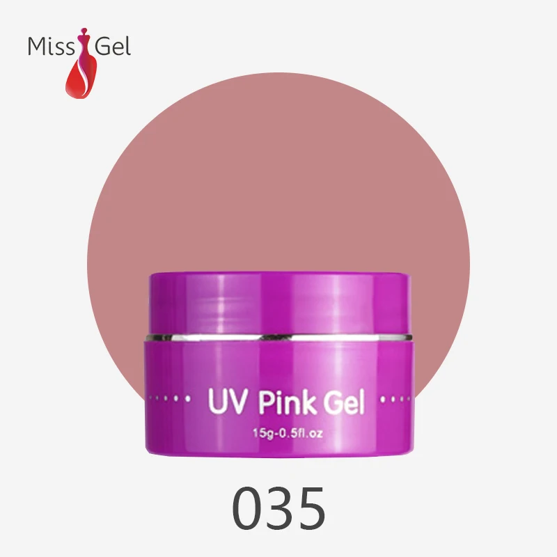 Акция магазина MissGel 6 шт. Великолепный 36 Цвет УФ розовый строительный гель ногтей |
