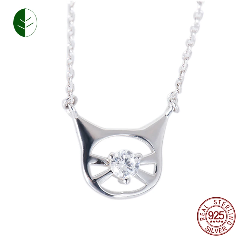 925 Sterling Silver Hollow Cat Cubic Zirconia Necklaces Cute Cat Whisker Necklace Jewelry for Teen Girls Wholesale Gift ZK30
925 Sterling Silver Hollow Cat Cubic Zirconia Necklaces Cute Cat Whisker Necklace Jewelry for Teen Girls Wholesale Gift ZK30