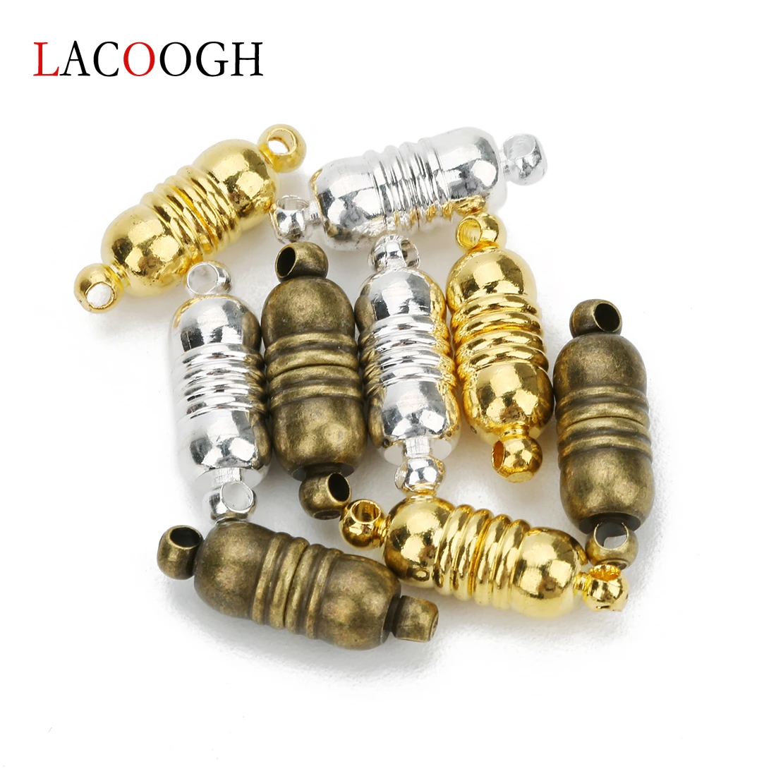 5Pcs/lot 6x18mm Copper Magnetic Clasps Antique Bronze For DIY Jewelry Findings & Components Connetors Leather Bracelet Necklace
5Pcs/lot 6x18mm Copper Magnetic Clasps Antique Bronze For DIY Jewelry Findings & Components Connetors Leather Bracelet Necklace