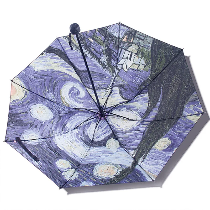 Yuding Non-automatic Women Creative Folding Sunny\Rainy Umbrella Van Gogh Starry Night Oil Painting Paraguas Gift/Decoration
Yuding Non-automatic Women Creative Folding Sunny\Rainy Umbrella Van Gogh Starry Night Oil Painting Paraguas Gift/Decoration