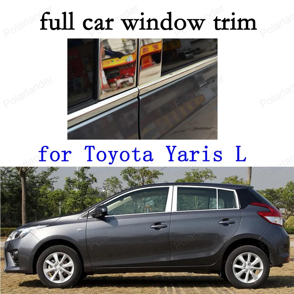 Декоративные полосы для внешних аксессуаров для автомобиля Для Toyota Yaris L нержавеющая сталь с центральным столбом
Декоративные полосы для внешних аксессуаров для автомобиля Для Toyota Yaris L нержавеющая сталь с центральным столбом