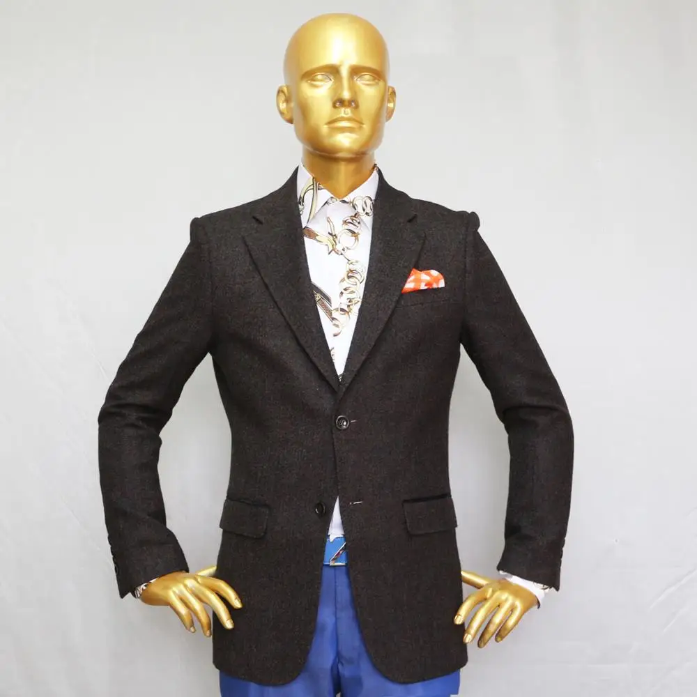 dark coffee tweed wool man's casual fall winter jacket plaid coffee blue bespoke custom tailor made men's MTM coat fall winter
dark coffee tweed wool man's casual fall winter jacket plaid coffee blue bespoke custom tailor made men's MTM coat fall winter