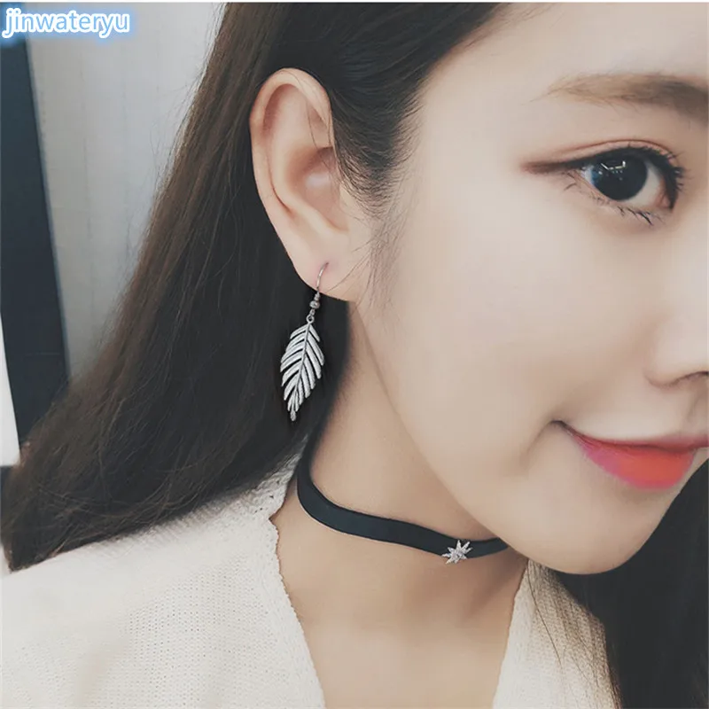 Leaf earrings foliage Jewelry 925 sterling silver plant leaf drop earrings girls white colour earrings trendy dangle earring
Leaf earrings foliage Jewelry 925 sterling silver plant leaf drop earrings girls white colour earrings trendy dangle earring