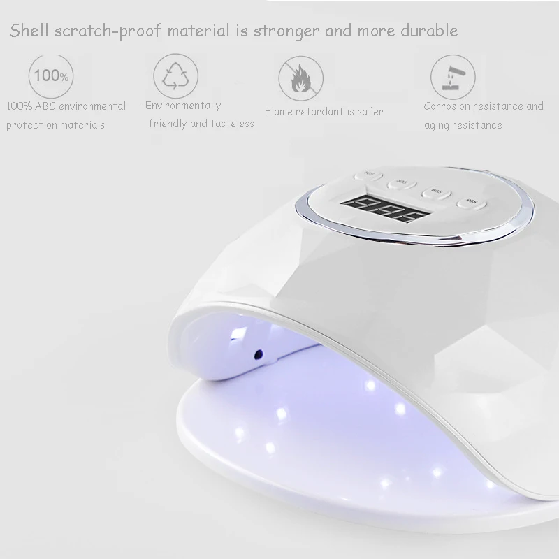 86W Lamp For Nails 10S/30S/60S/99S Timer UV LED Gel Light Lamp Nail Art Manicure Machine Dryer For Nails Tool
86W Lamp For Nails 10S/30S/60S/99S Timer UV LED Gel Light Lamp Nail Art Manicure Machine Dryer For Nails Tool
