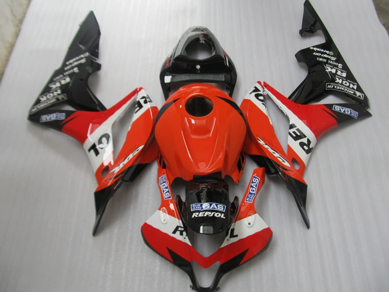 Injection mold motorcycle fairing kit for Honda CBR600RR 07 08 orange red REPSOL plastic fairings set CBR600 RR 2007 2008 DC20
Injection mold motorcycle fairing kit for Honda CBR600RR 07 08 orange red REPSOL plastic fairings set CBR600 RR 2007 2008 DC20