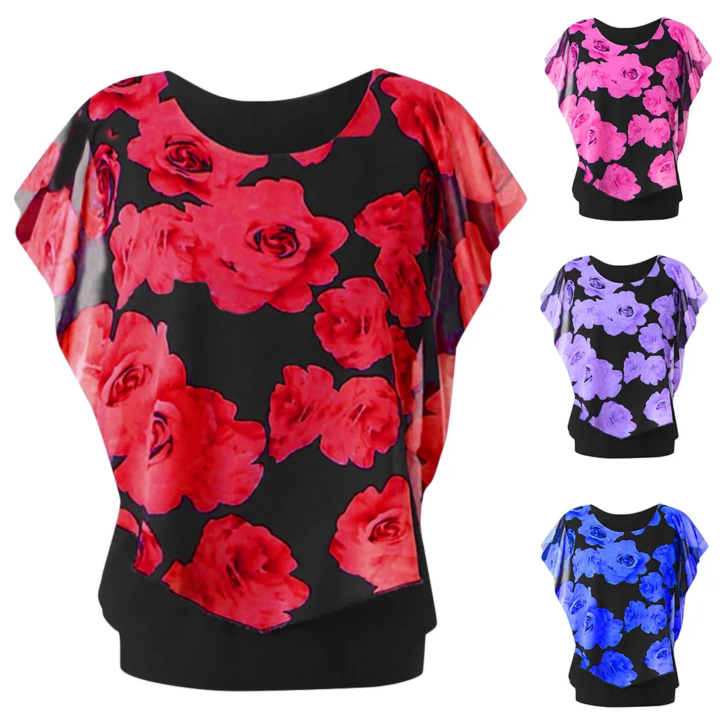 FREE OSTRICH Women Shirts Round Neck Plus Size Sleeve Print Top Double Layer Temperament Elegant Summer Top Blouse Women Shirts
FREE OSTRICH Women Shirts Round Neck Plus Size Sleeve Print Top Double Layer Temperament Elegant Summer Top Blouse Women Shirts