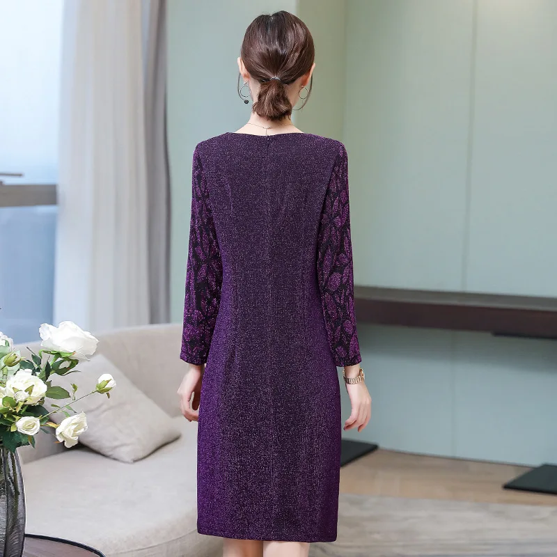 Purple bag hip dress dress large size M-4XL 2019 spring new slim sexy fashion wild dress high quality elegance Vestido
Purple bag hip dress dress large size M-4XL 2019 spring new slim sexy fashion wild dress high quality elegance Vestido