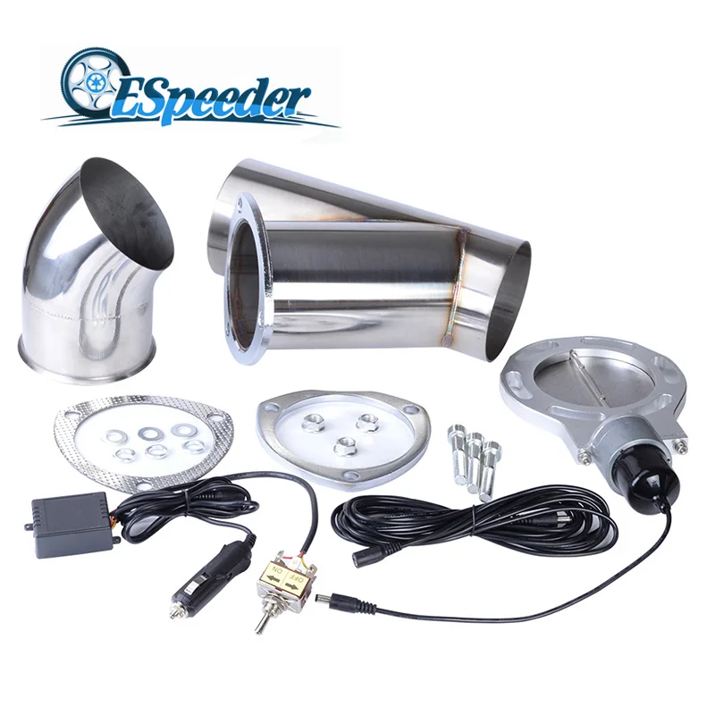 ESPEEDER Universal 4.0" Stainless Steel Y Pipe Exhaust Cutout Car Muffler Accessory Exhaust Catback Downpipe Exhaust Cut Out
ESPEEDER Universal 4.0" Stainless Steel Y Pipe Exhaust Cutout Car Muffler Accessory Exhaust Catback Downpipe Exhaust Cut Out