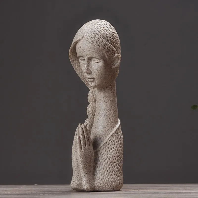 Simple Modern Creative Praying Girl Craft Ornaments ,Vintage Resin Angel Statue Office Living Room Art Sculpture crafts
Simple Modern Creative Praying Girl Craft Ornaments ,Vintage Resin Angel Statue Office Living Room Art Sculpture crafts