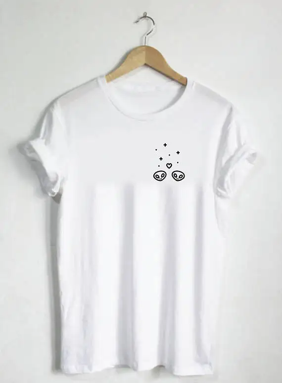 Alien Love Shirt - Pocket Shirt Cute Shirt Womans Tee Mens Tshirt Gift Aliens Alien UFO Martian Hearts Couple Planet Space-D501
Alien Love Shirt - Pocket Shirt Cute Shirt Womans Tee Mens Tshirt Gift Aliens Alien UFO Martian Hearts Couple Planet Space-D501