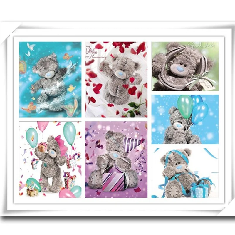 Full square / round diamond 5D DIY diamond painting "new cartoon teddy bear" 3D embroidery cross stitch mosaic home decoration
Full square / round diamond 5D DIY diamond painting "new cartoon teddy bear" 3D embroidery cross stitch mosaic home decoration