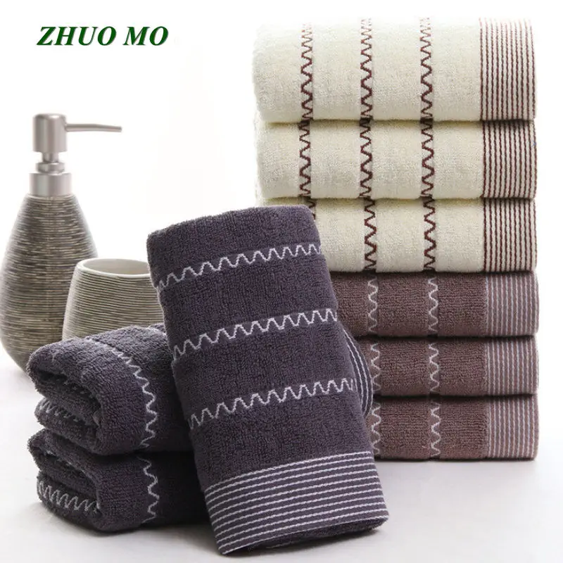 ZHUO MO 3pcs Fashion Women men towels Stripes cotton face towel Gift 34*75 cm super absorbent towel bathroom free shipping
ZHUO MO 3pcs Fashion Women men towels Stripes cotton face towel Gift 34*75 cm super absorbent towel bathroom free shipping