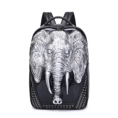 Men Black Laptop Backpacks For Teenager Fashion Male Mochila Travel Backpack 3D Elephant Anti-Thief Women Rivet Bags
Men Black Laptop Backpacks For Teenager Fashion Male Mochila Travel Backpack 3D Elephant Anti-Thief Women Rivet Bags