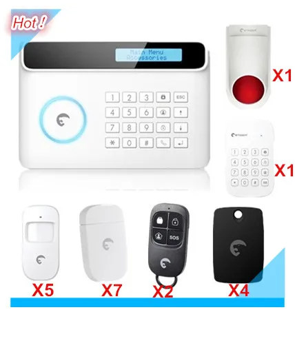 Free Shipping Eitger S4 Wireless GSM/PSTN RFID Alarm System Home Security Protection Alarm System support ten language
Free Shipping Eitger S4 Wireless GSM/PSTN RFID Alarm System Home Security Protection Alarm System support ten language