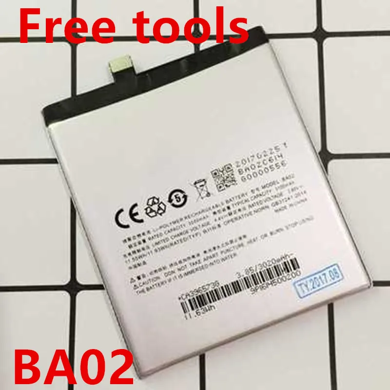 Новый 100% новый топ-бренд 3100 мАч аккумулятор для Meizu Meizy A680Q E-A680Q BA02 + Бесплатные инструменты
Новый 100% новый топ-бренд 3100 мАч аккумулятор для Meizu Meizy A680Q E-A680Q BA02 + Бесплатные инструменты