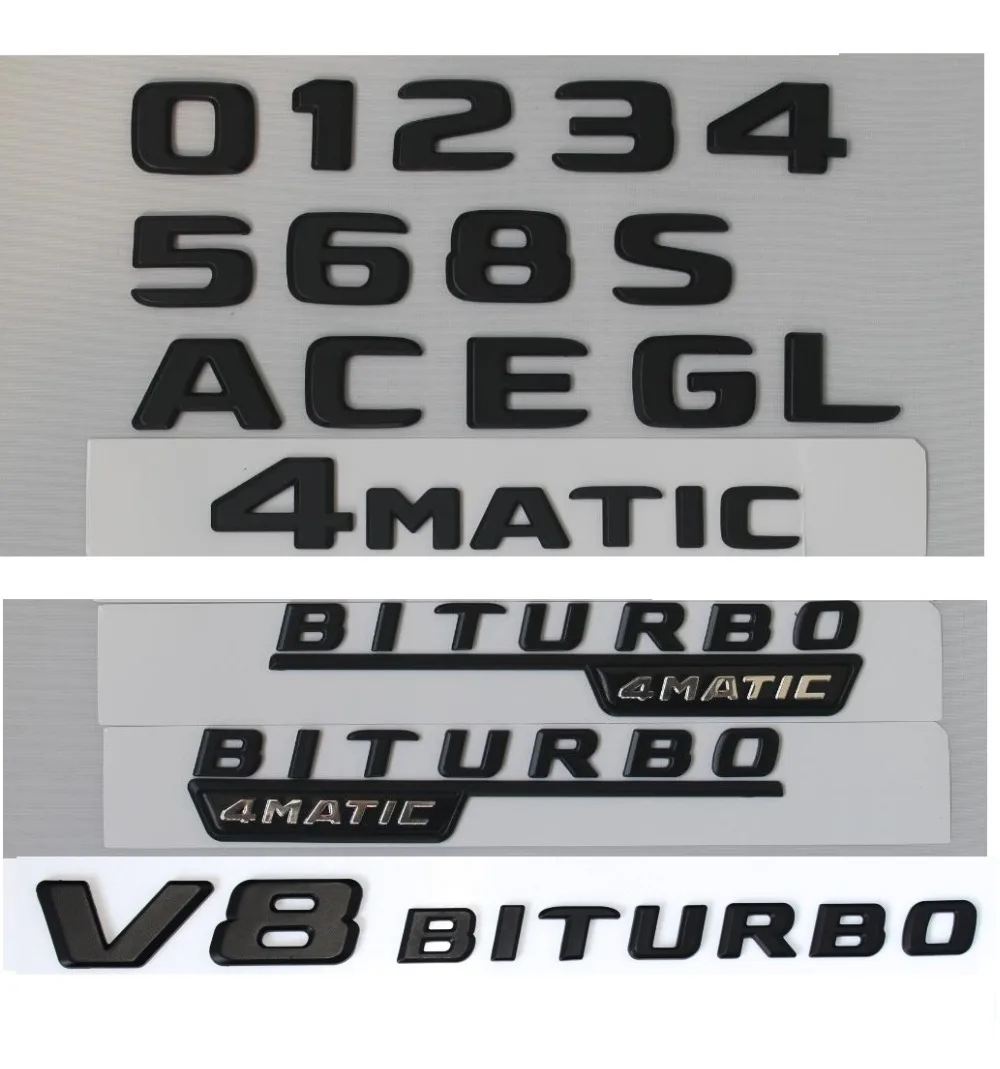 Black Trunk Letters Number Badge Emblems for Mercedes Benz A C E G S SL GLS GLE CLS CLA Class AMG 4MATIC 2017+
Black Trunk Letters Number Badge Emblems for Mercedes Benz A C E G S SL GLS GLE CLS CLA Class AMG 4MATIC 2017+