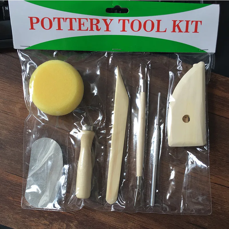 8 pieces Clay sculpture tools pottery clay material school supplies art set art supplies 
8 pieces Clay sculpture tools pottery clay material school supplies art set art supplies