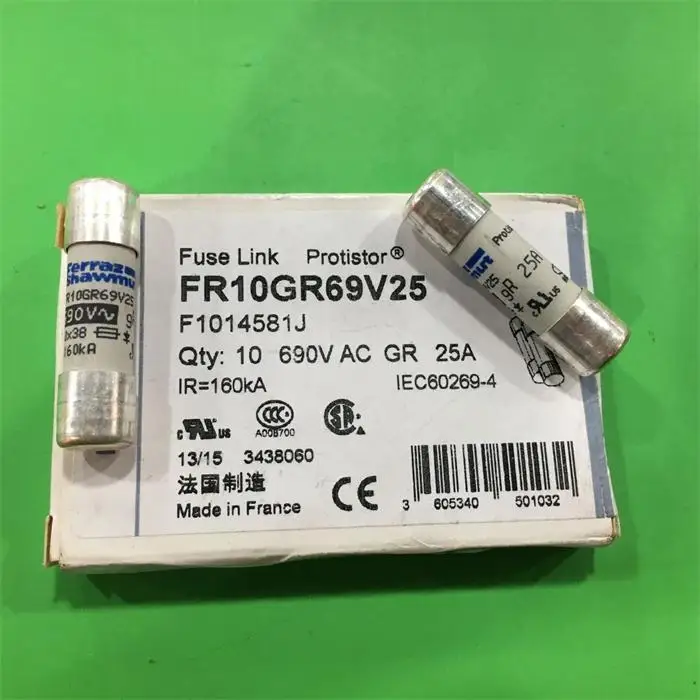 Бесплатная Доставка 5 шт. FR10GR69V25 Ferraz Shawmut французский печатающая головка Roland