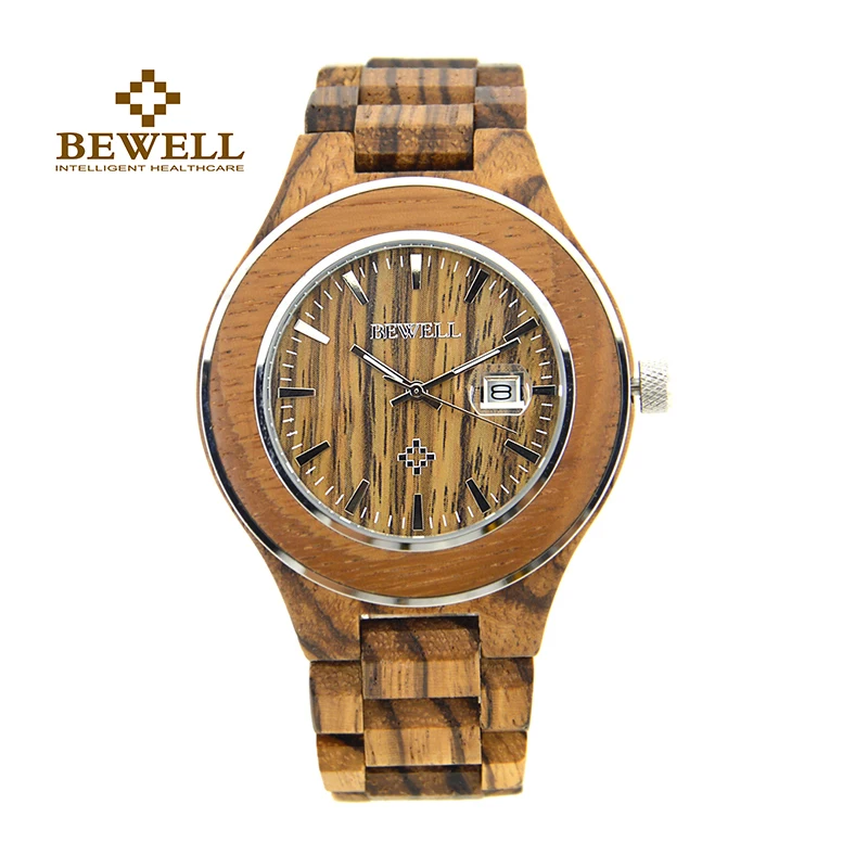 BEWELL men's watch wood watch handmade brand design luxury waterproof business gift classic retro style watch 100AG
BEWELL men's watch wood watch handmade brand design luxury waterproof business gift classic retro style watch 100AG