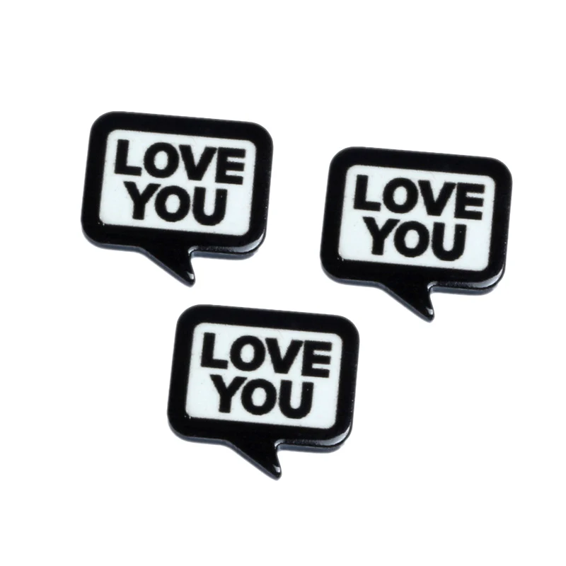 30Pcs Square Love You Acrylic Decoration Crafts Beads Flatback Cabochon Scrapbook DIY For Clothes Embellishments Accessories
30Pcs Square Love You Acrylic Decoration Crafts Beads Flatback Cabochon Scrapbook DIY For Clothes Embellishments Accessories