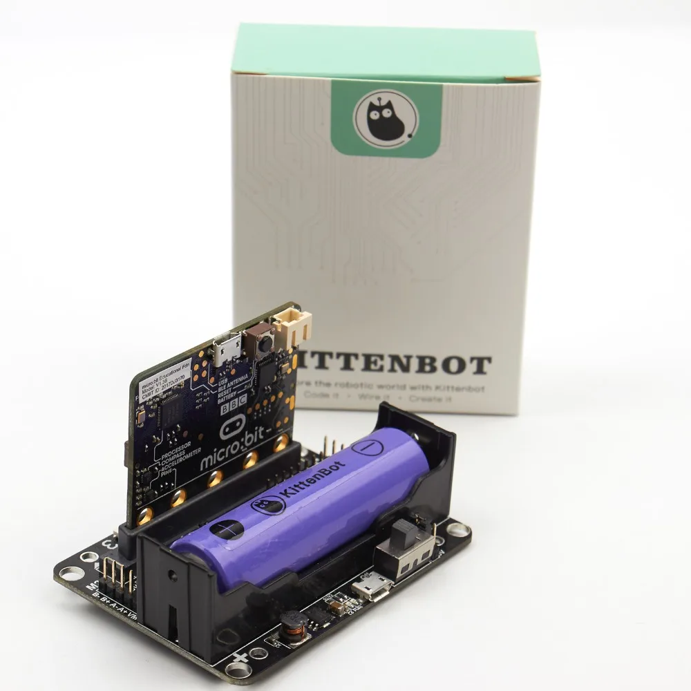 Kittenbot Robot:Bit V2.2 Expansion PCBA For Micro:Bit Meowbit Future Board And Shell 18650 Lipo Battery STEAM Building Blocks
Kittenbot Robot:Bit V2.2 Expansion PCBA For Micro:Bit Meowbit Future Board And Shell 18650 Lipo Battery STEAM Building Blocks