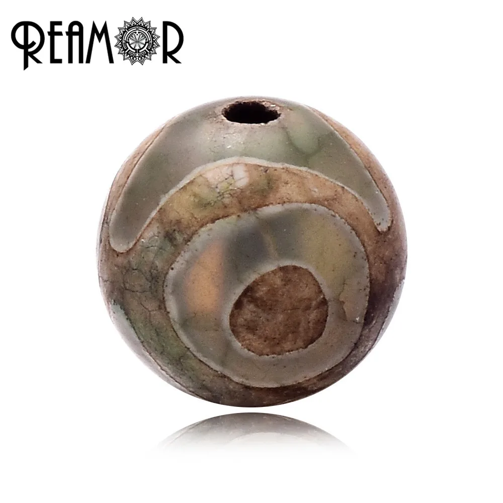 REAMOR 8mm Tibetan Style Natural Dzi Stone Strand Beads Round Loose Beads For Jewelry Making Wholesale and Retail
REAMOR 8mm Tibetan Style Natural Dzi Stone Strand Beads Round Loose Beads For Jewelry Making Wholesale and Retail