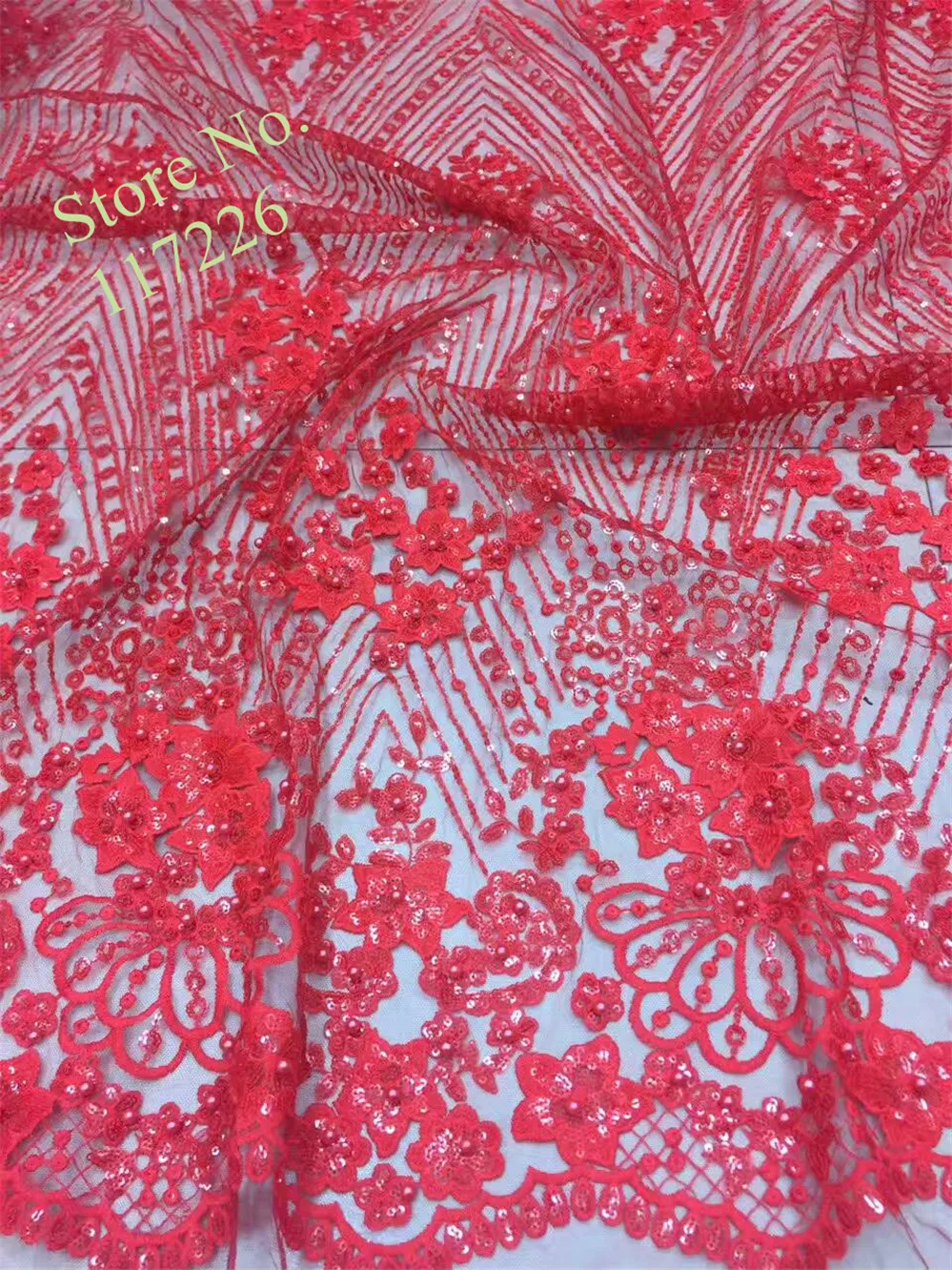 Newest design African Tulle lace fabric high quality Lace Fabric with beads and sequins beautiful flower for Nigerian wedding
Newest design African Tulle lace fabric high quality Lace Fabric with beads and sequins beautiful flower for Nigerian wedding