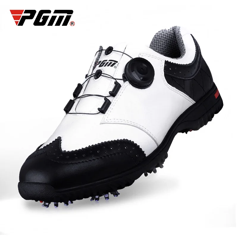 Mens Genuine Leather Golf Shoes Waterproof Non-slip Spikes Golf Sneakers Male Shock Absorption Breathable Shoes AA51035
Mens Genuine Leather Golf Shoes Waterproof Non-slip Spikes Golf Sneakers Male Shock Absorption Breathable Shoes AA51035