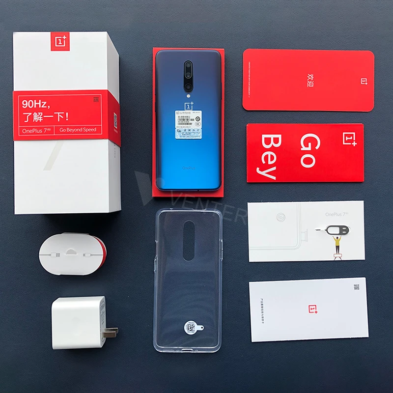 В наличии глобальная ROM Oneplus 7 Pro мобильный телефон 12 Гб 256 ГБ Snapdragon 855 6 67 "90 ГГц 2K