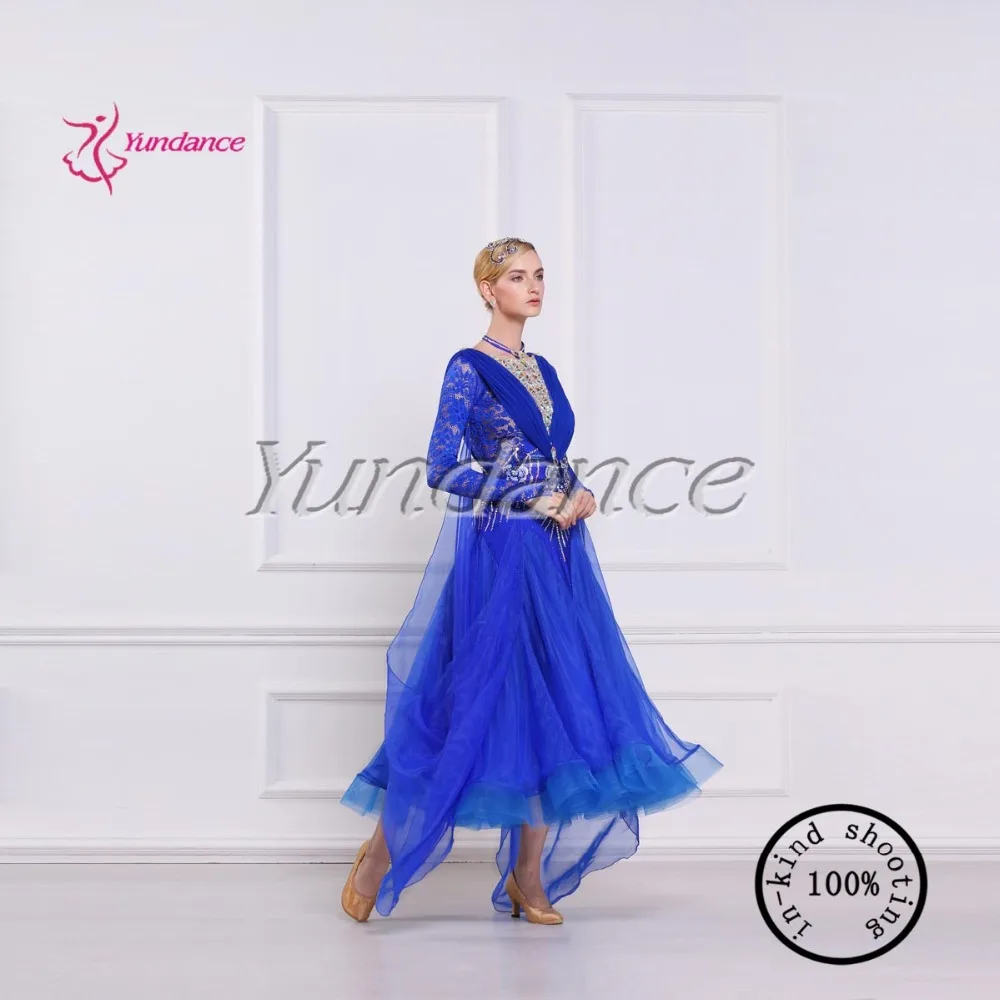 2017 Standard Blue Ballroom Waltz Dresses Ballroom Dance Competitions Dress For Woman B-16229
2017 Standard Blue Ballroom Waltz Dresses Ballroom Dance Competitions Dress For Woman B-16229