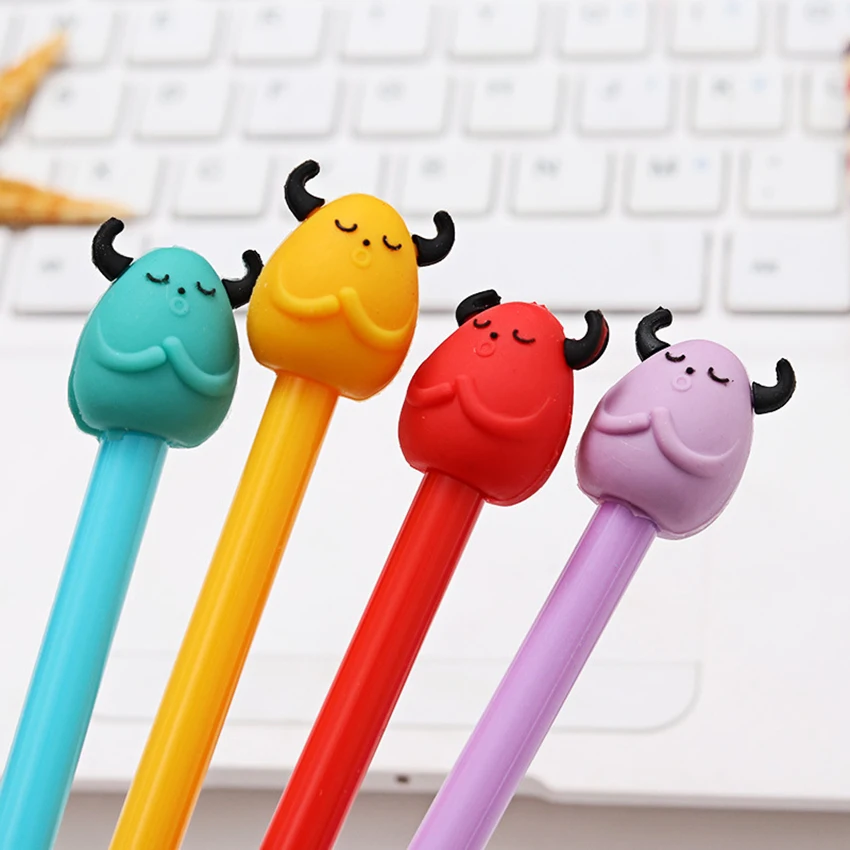 1 PC 0.28mm Cute Black Little Devil Gel Pens Kawaii Stationery Material Escolar Office School Supplies Papelaria Kids Gifts
1 PC 0.28mm Cute Black Little Devil Gel Pens Kawaii Stationery Material Escolar Office School Supplies Papelaria Kids Gifts