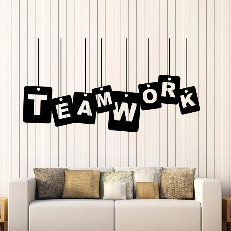 Vinyl Wall Decal Sticker Teamwork Office Study Meeting room Work Worker Motivation DIY Home Decor Art Mural Unique Gift JG4088
Vinyl Wall Decal Sticker Teamwork Office Study Meeting room Work Worker Motivation DIY Home Decor Art Mural Unique Gift JG4088