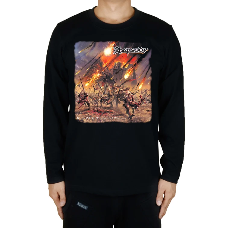 15 designs Rhapsody rain of a thousand flames Rock Brand men women shirt Punk fitness Hardrock heavy Metal full long sleeve tee
15 designs Rhapsody rain of a thousand flames Rock Brand men women shirt Punk fitness Hardrock heavy Metal full long sleeve tee