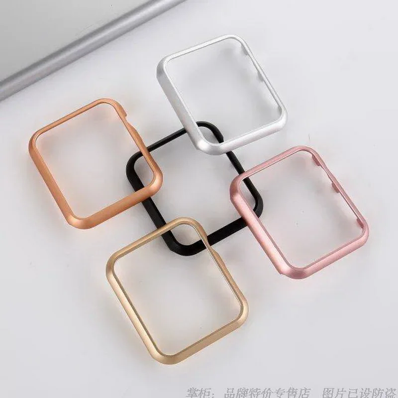 Stainless Steel Alloy Metal Frame Holder Shell Case For Apple Watch iWatch 38mm 42mm 40mm 44mm Protector Case Rose Gold Black
Stainless Steel Alloy Metal Frame Holder Shell Case For Apple Watch iWatch 38mm 42mm 40mm 44mm Protector Case Rose Gold Black