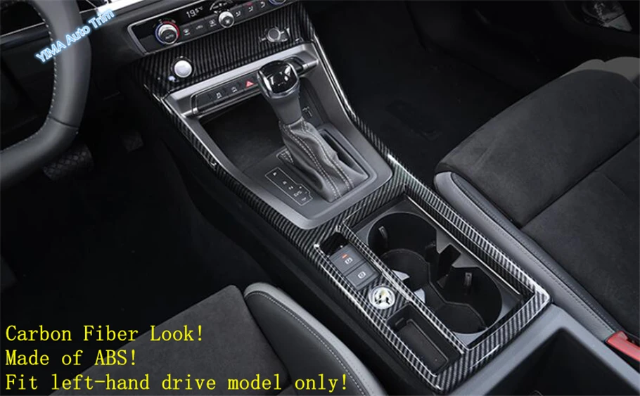 Auto Styling Central Control Gear Shift Water Cup Holder Cover Trim Fit For Audi Q3 2019 2020 2021 / Matte / Carbon Fiber ABS
Auto Styling Central Control Gear Shift Water Cup Holder Cover Trim Fit For Audi Q3 2019 2020 2021 / Matte / Carbon Fiber ABS