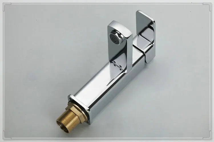 2014 New Luxury Basin Faucets torneira Brass Modern Chrome Polished Bathroom Vessel Sink Lavatory Faucet Mixer Tap led fau | Обустройство