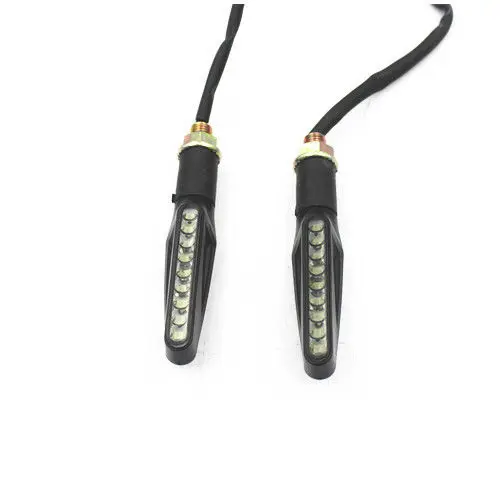 Pair Flexible Bright 9LED Turn Signal Indicators Amber Blinker Light Lamp Universal Motorcycle Motorbike
Pair Flexible Bright 9LED Turn Signal Indicators Amber Blinker Light Lamp Universal Motorcycle Motorbike