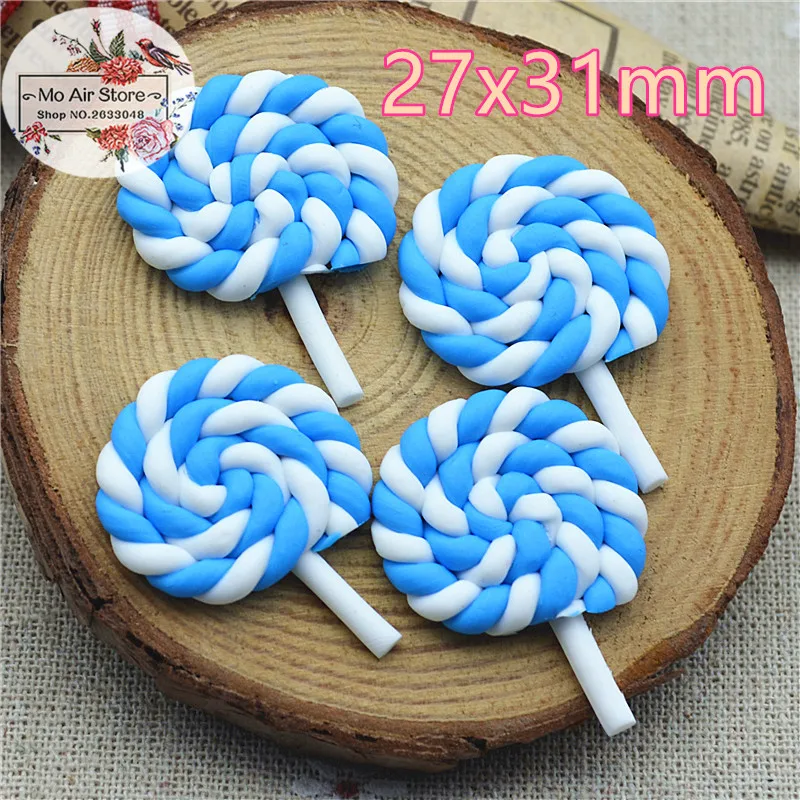 blue lollipop sweet dessert 10PCS polymer clay Flatback Cabochon Art Supply Decoration Charm DIY Craft
blue lollipop sweet dessert 10PCS polymer clay Flatback Cabochon Art Supply Decoration Charm DIY Craft