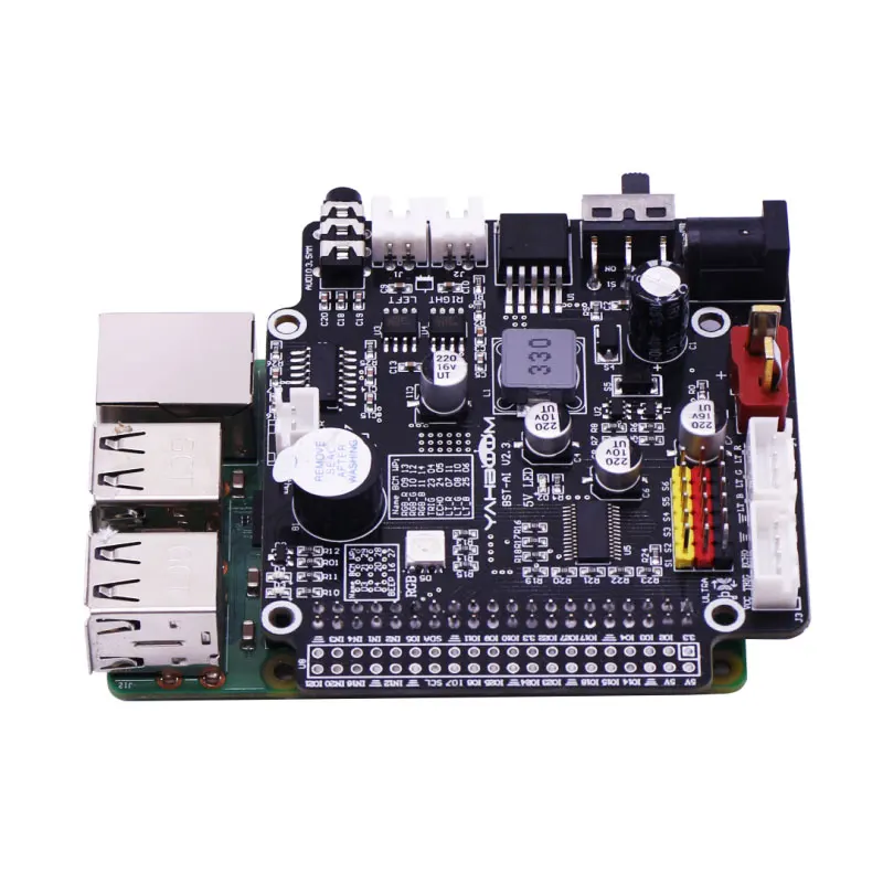 Raspberry pie extension board GPIO voice broadcast motor drive development AI vision robot smart car | Игрушки и хобби