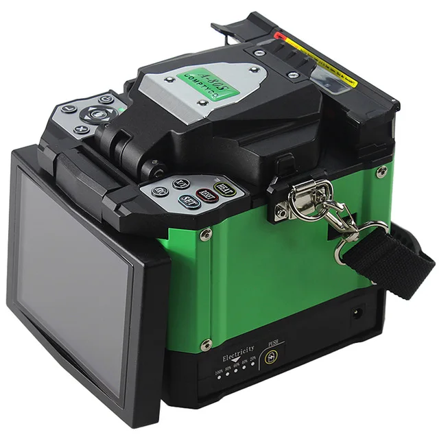 FTTH Automatic Optical Fiber Fusion Splicer Machine A-80S Fiber Optic Welding Splicing Machine Excellent quality in green color
FTTH Automatic Optical Fiber Fusion Splicer Machine A-80S Fiber Optic Welding Splicing Machine Excellent quality in green color