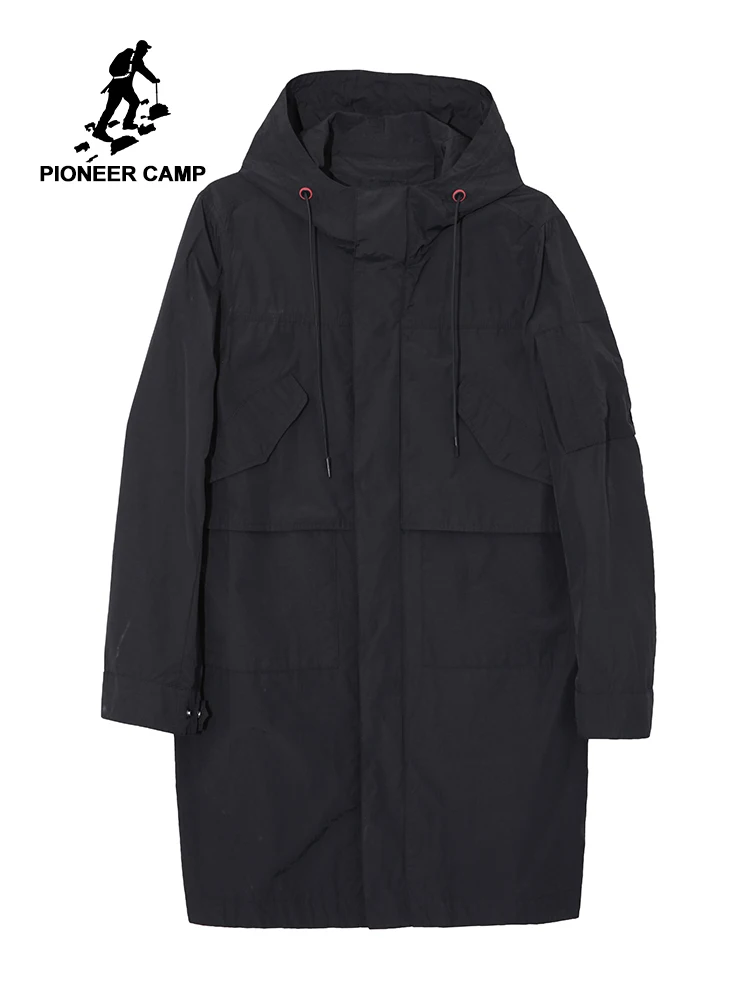 Pioneer Camp Windbreakers Men Hooded Coat 2020 Spring Casual Long Male Jackets Brand Clothing High Quality Trench Coat AFY901587
Pioneer Camp Windbreakers Men Hooded Coat 2020 Spring Casual Long Male Jackets Brand Clothing High Quality Trench Coat AFY901587