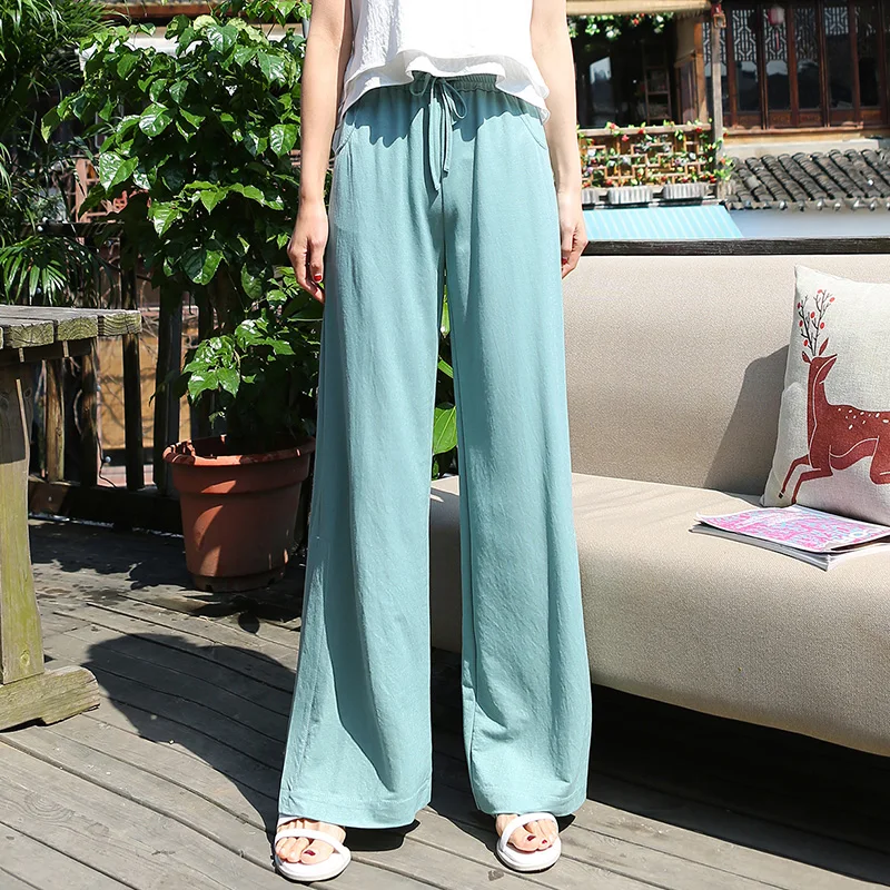 women's wide leg Pants elegant casual pant summer plus size Vintage Breathable comfort straight pants loose trousers women pants
women's wide leg Pants elegant casual pant summer plus size Vintage Breathable comfort straight pants loose trousers women pants