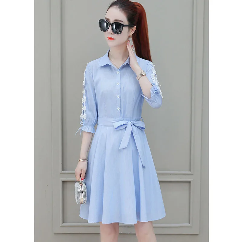 Women Spring Summer Casual A-Line Dresses Lady Half Lantern Sleeve Off shoulder Turn-down Collar Dress Vestidos SS045
Women Spring Summer Casual A-Line Dresses Lady Half Lantern Sleeve Off shoulder Turn-down Collar Dress Vestidos SS045